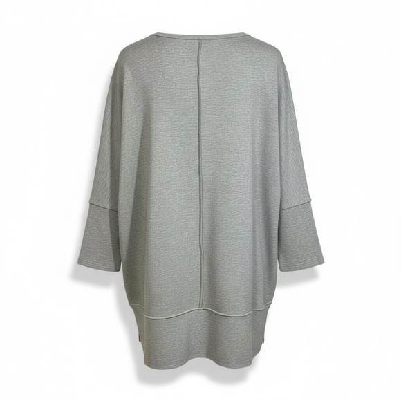 SPANX Doleman Women's Light Gray Relaxed Sweatshirt. Size XS. - Picture 2 of 5